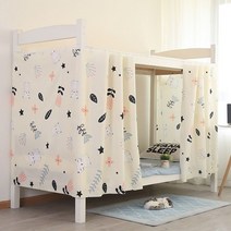 SKANDSALO 기숙사 2층침대 암막커튼 숙면 필수 완소템 항공배송, 작은 코끼리 2 개 + 상단