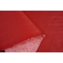 1온스 단면 솜본딩 레드 플라워 스트라이프