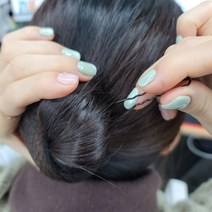 어피 올림머리 고정핀 유핀 6cm U핀 352EA