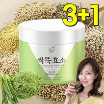 싹뚝효소 싹둑 새싹 곡물 효소 프롤린유산균 식이섬유 효소제, 4통 400g