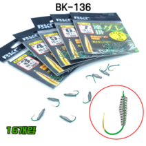 백경 벵에돔 바늘 구레 무미늘 녹색 빵가루 스프링