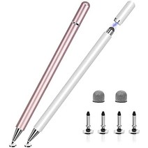 스타일러스 펜 미국 아이패드 2 팩용 터치 스크린용 LiberRWAY in 1 디스크 마그네틱 캡이 있는-634075, 블랙과 로즈골드