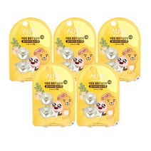 아우라 카카오 차량용 통풍구 방향제 리필 2ml 2입 플로라바이플라워향, 5개