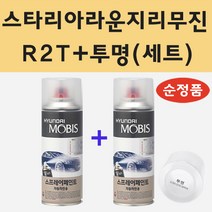 순정품 현대 스타리아 라운지 리무진 R2T 쉬머링실버 스프레이 페인트 + 투명스프레이 200ml