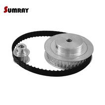 SUMRAY XL 타이밍 벨트 풀리 XL 10T 40T 11mm 벨트 폭 치아 벨트 풀리 감소 1:4 130XL 스테퍼 모터 풀리 1 Set|belt pulley set|tim, 1개
