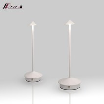 좌식식탁 원룸테이블 충전식 테이블 램프 크리에이티브 다이닝 터치 Led 호텔 바 커피 피나 프로 Lampada D, 03 white_01 Tricolor
