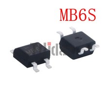 50PCS MB10F MB6F SMD 브리지 정류기, 02 SOP4 MB6S