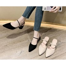 큐빅포인트 엄마신발 데일리구두 펌프스힐 250단정한