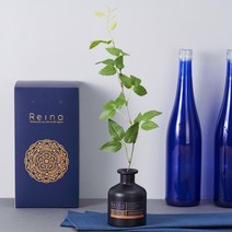 아도라하우스 레이나퍼퓸 프리미엄 나무와잎 플라워디퓨저 200ml, 블랙 불가리아로즈