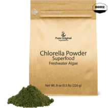 퓨어 클로렐라 분말 가루 크로렐라 엽록소 226g, 퓨어 오리지널 재료 클로렐라 226g
