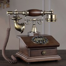 클래식전화기, B(버튼식) 커피색