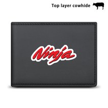 가와사키 닌자 650 닌자 300 닌자 400 닌자 250r 1PC 탑 레이어 소 가죽 운전 면허증 카드 홀더 오토바이, 06 Ninja