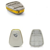 3M 화학공장 유증기 산성가스 6003K 방독면 정화통 산업마스크 산업용