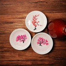 벚꽃술잔 물 넣으면 꽃피는 벚꽃피는잔 술잔 사쿠라, 꽃피는사케잔(매화1P+도화1P)