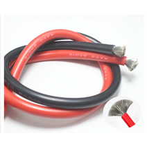 4Awg 실리콘 케이블 검정1M 적색 1M AWG4, 검정 1M
