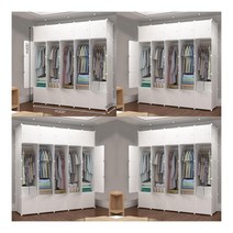 25칸 스틸 프레임 튼튼한 DIY 조립식 옷장 옷방 드레스룸 드레스룸행거 큐브옷장