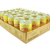 강아지 간식 습식사료 영양 통조림 양고기 400g 48개, 없음