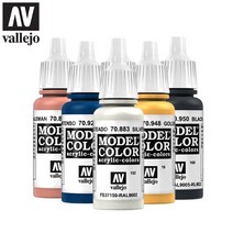 바예호 아크릴도료 모델컬러 시리즈 (101-210번) 17ml, 158_70870 Medium Sea Grey