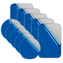 판금 공구 자석 자동차 전화 홀더 철 시트 디스크 교체 마그네틱 마운트에 대 한 5 개/몫 금속 접시 스티커, 45x65mm