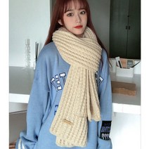 미뇽 니트 롱 목도리