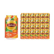 립톤 아이스티 복숭아 355ml 24캔, 355ml x 24캔