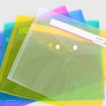 클리어파일케이스 똑딱이 A4 화일봉투 계약서보관함