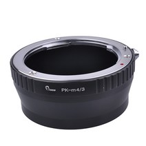Pixco-렌즈 마운트 어댑터 Pentax K (PK) SLR 렌즈-마이크로 포 서드 4/3 MFT 미러리스 카메라 바디, 한개옵션0