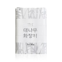 사월의숲 먼지안나는 뱀부화장지 두루마리 휴지 3겹 30롤 1팩