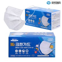 유한킴벌리 크린가드 KF-AD 비말차단 3중구조 마스크 (50매입), 44280 (50매입)