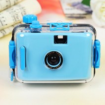 일회용 필름카메라 일회용 필름 카메라 레트로 방수 Shockproof 포인트 및 촬영 스노클링/필드 트리핑/수중, 05 Blue