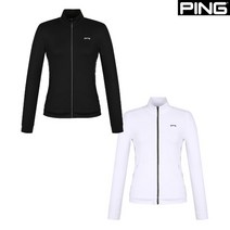핑 핑(PING) 골프웨어 봄 여성 사이드 배색 집업 점퍼 121B1JP251_WHBK