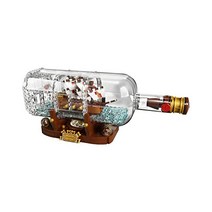 LEGO Ideas 병 속의 배 92177 Expert Building Kit Snap Together 모형 소장용 962피스