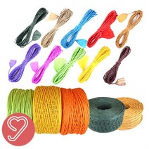 지끈 칼라지끈 타래지끈 종이끈 지끈공예- 대용량, (선택)가는지끈 주황_