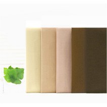 자투리 면패키지 심플베이지브라운계5팩4분의1마