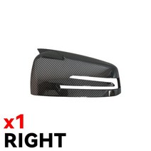 메르세데스 벤츠 w176 w246 w212 w204 c117 x156 x204 w221 c218 a b c e s cla gla glk 클래스 블랙 용 사이드 미러 캡 커버, 1pc 블랙 오른쪽