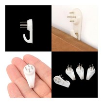 핀후크 행거 소(4P) 매쉬망진열대 타공판걸이