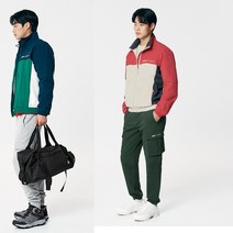 네파 남여공용 가성비 최고! 광고상품!! 레트로 무드가 강조된 컬러 블록형 유니 방풍 자켓 (BLACK)