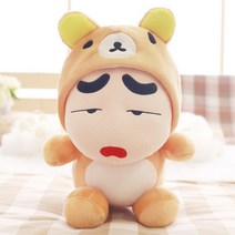 큰 부드러운 짱구인형 대형 토토로 스폰지밥 모자 애착 인형, 35cmcm, N