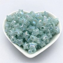 레고장식장 아크릴장식장 피규어장식장 유리장식장 새로운 50pcs 10mm AB 아크릴 색상 뾰족한 별 모양 느슨, 09 09