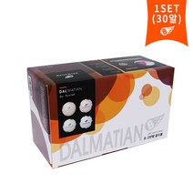 달마시안 초고반발 골프공 2피스 30p, 루비, 블루, 그린, 1개