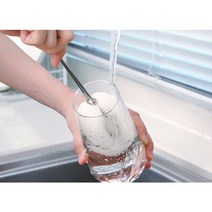 스텐 수세미 집게 긴 컵솔 브러쉬 스펀지 홀더 우레탄 세척솔, 수세미 집게+수세미(세트)