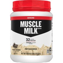 Muscle Milk 머슬밀크 Genuine Cookies N Creme Protein Powder 제뉴인 쿠키 N 크림 프로틴 파우더 875g