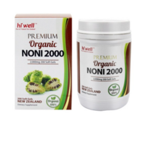 Hiwell [뉴질랜드 노니] 하이웰 프리미엄 오가닉 노니 2000mg 200캡슐 1개 (치약사은품증정)