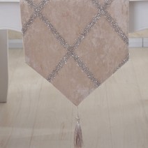 호텔식 베드러너 침대 식탁 주방 쇼파 스카프 간단한 테이블 러너 침대 플래그 Tv 방주 커버 격자 피아노, 02 Beige_02 30x210cm