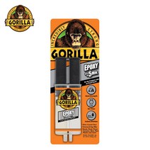 고릴라 에폭시 투명 글루 주사기본드 25ml G-42001, 1개