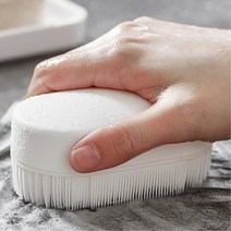 욕실 운동화 모자 미세모 빨래솔 세척솔 청소솔 세탁용품 가방 찌든때 실내화 노폐물, 1개