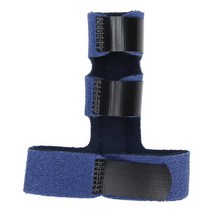 손가락부목 손가락아대 보호대 교정 깁스 finger support splint 조절 가능한 방아쇠 finger thumb splint hand finger brace tape, 푸른