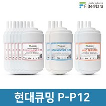 현대큐밍 P-P12 정수기 2년세트 프리미엄 호환필터, 없음, 1개