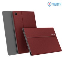 갤럭시탭S6라이트 S펜수납 북커버 케이스 SM-P610 P615N, 레드