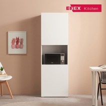 에넥스 [착불] 밀키 주방 수납장(가로550mm/깊이600mm), 1853 mm/왼쪽, 높이:1853 mm / 도어방향:왼쪽